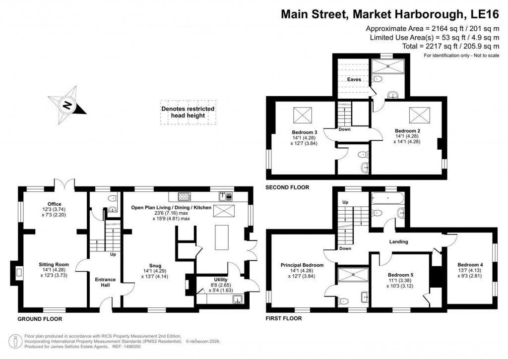 Floorplans For Leopards Lodge, East Langton, Market Harborough