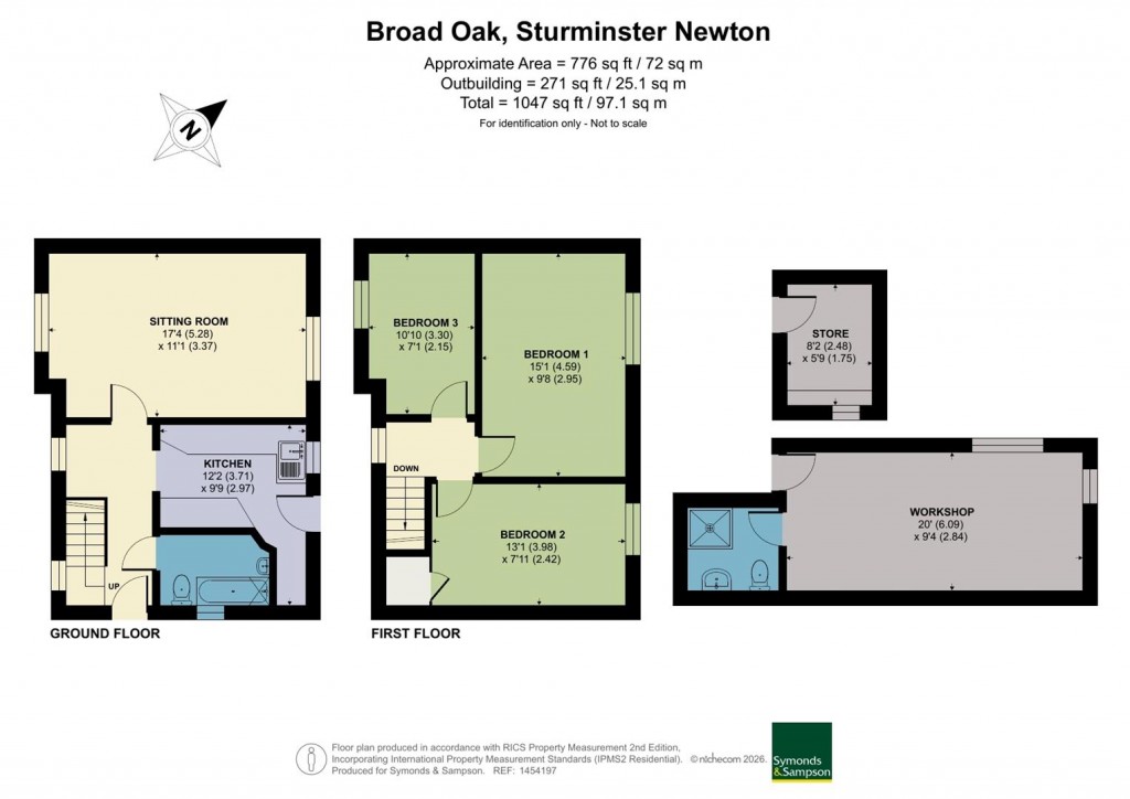 Floorplans For The Common, Broad Oak, Sturminster Newton