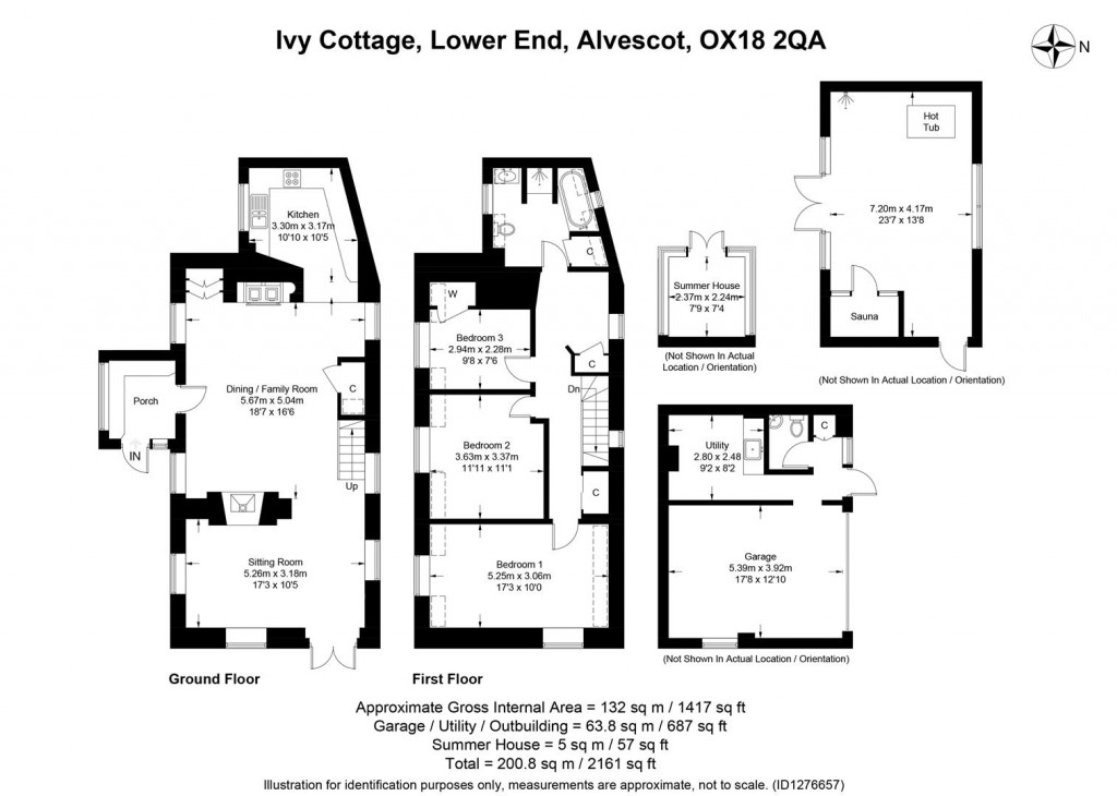 Floorplans For Alvescot, Oxfordshire
