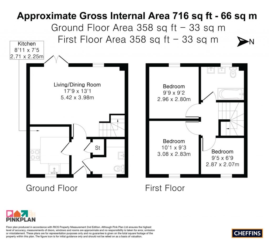 Floorplans For Church Lane, Ely