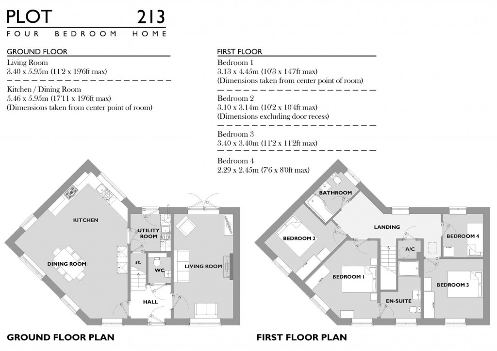 Floorplans For Nottington Park,  Nottington, Weymouth
