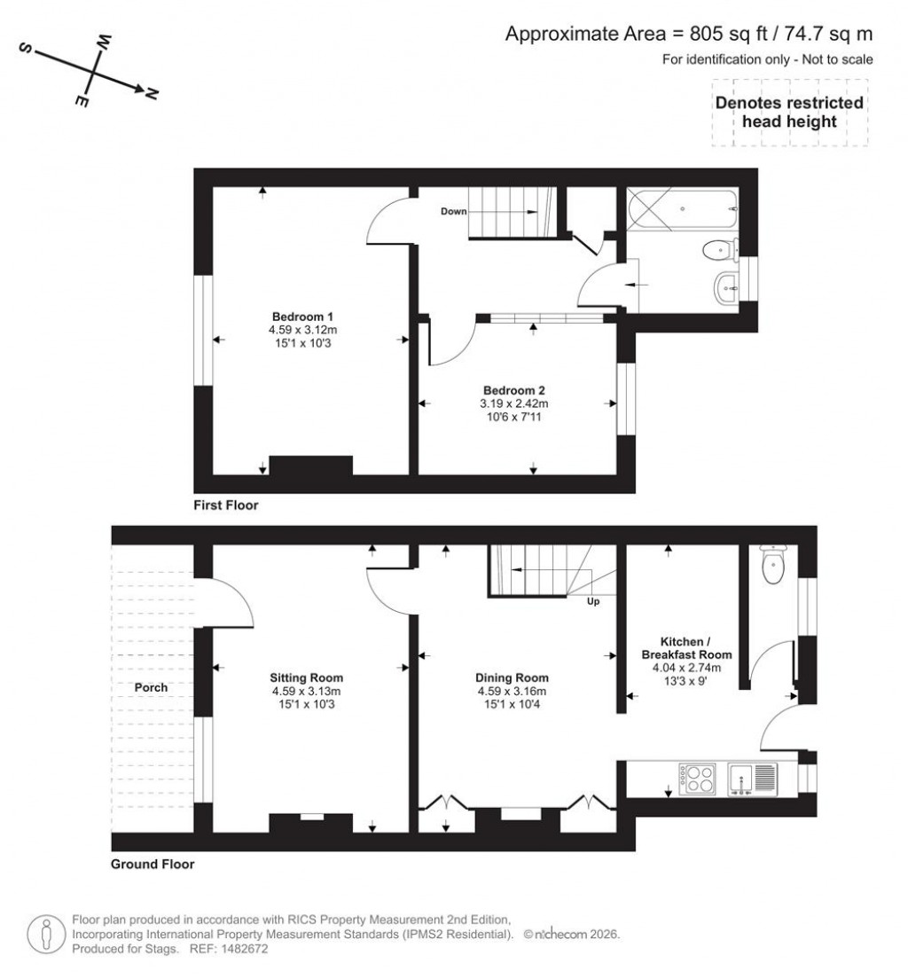 Floorplans For Belmont Road, Tiverton
