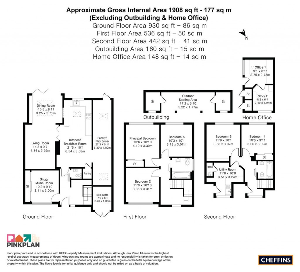 Floorplans For Acton Way, Cambridge