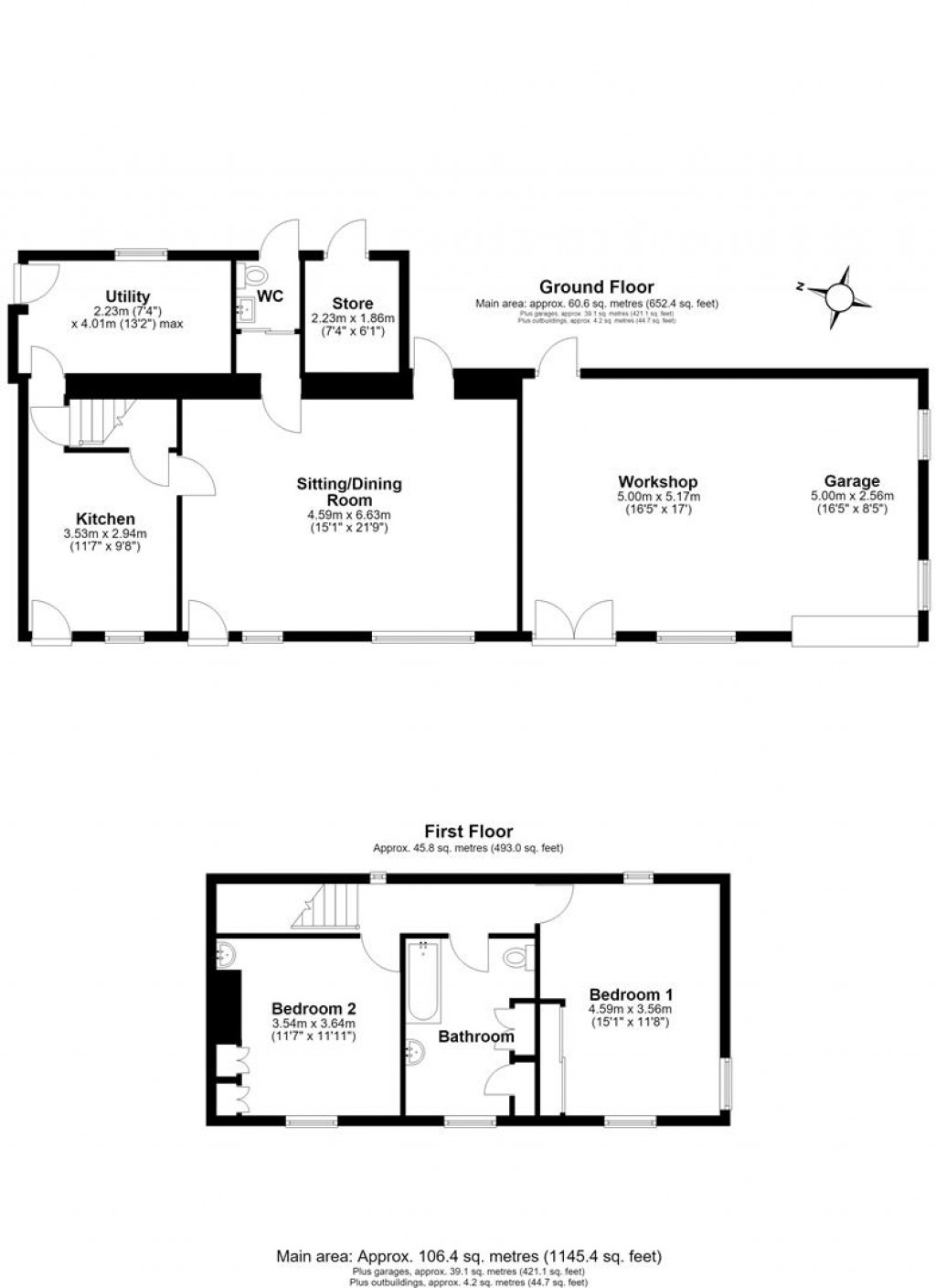 Floorplans For Kingswear, Dartmouth