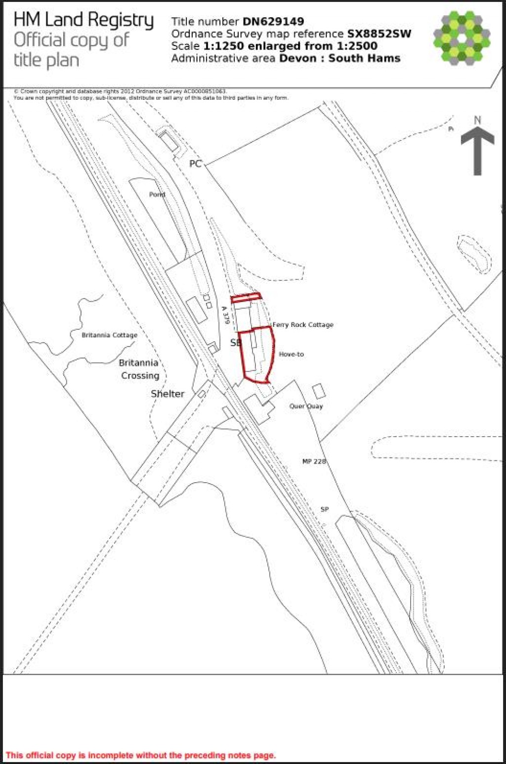Floorplans For Kingswear, Dartmouth