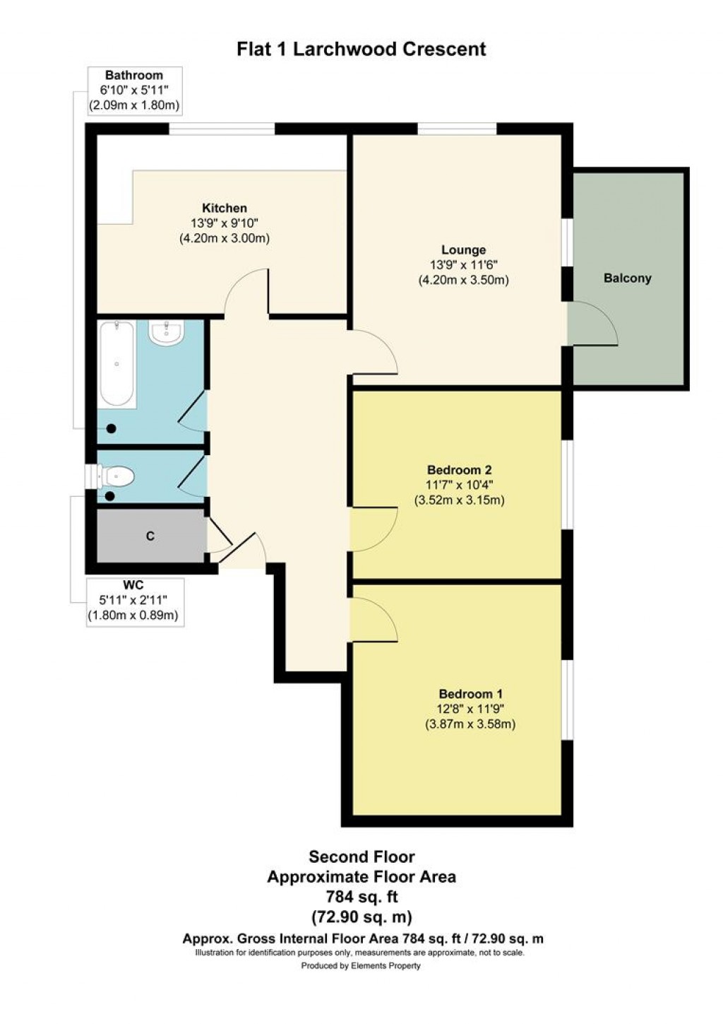 Floorplans For Larchwood Crescent, Lincoln