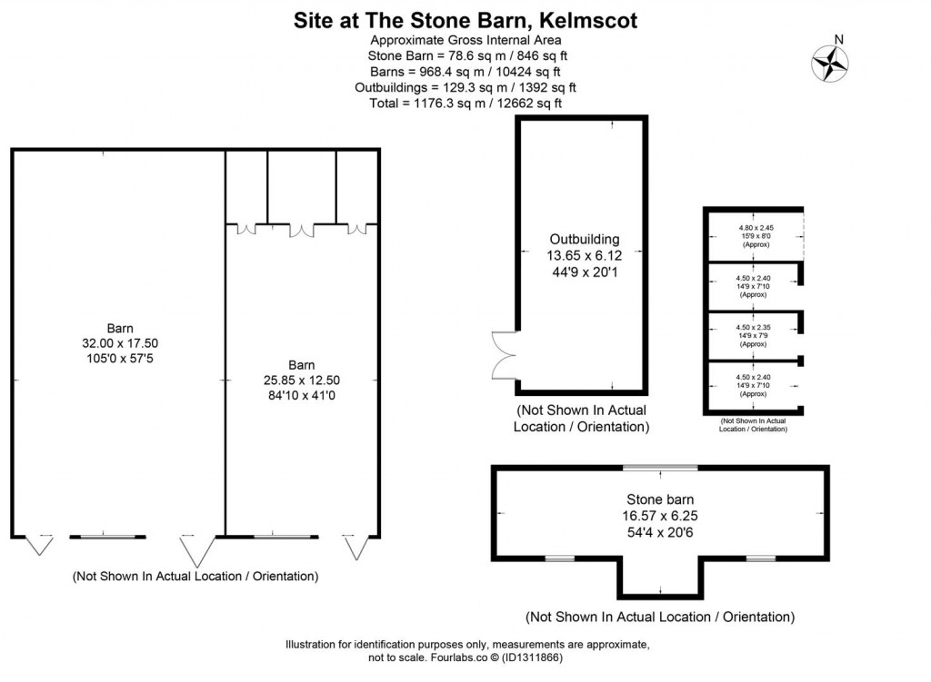 Floorplans For Kelmscott, Oxfordshire