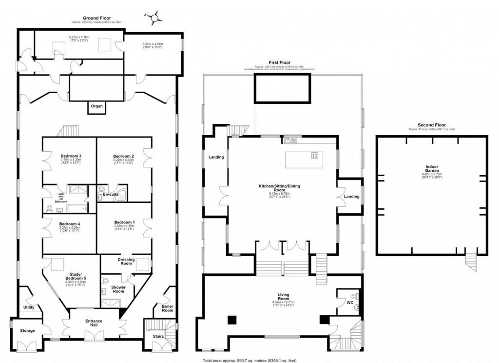Floorplans For Dartmouth Road, Paignton