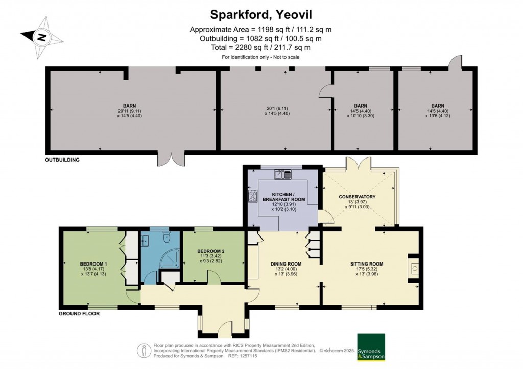 Floorplans For Sparkford, Yeovil, Somerset