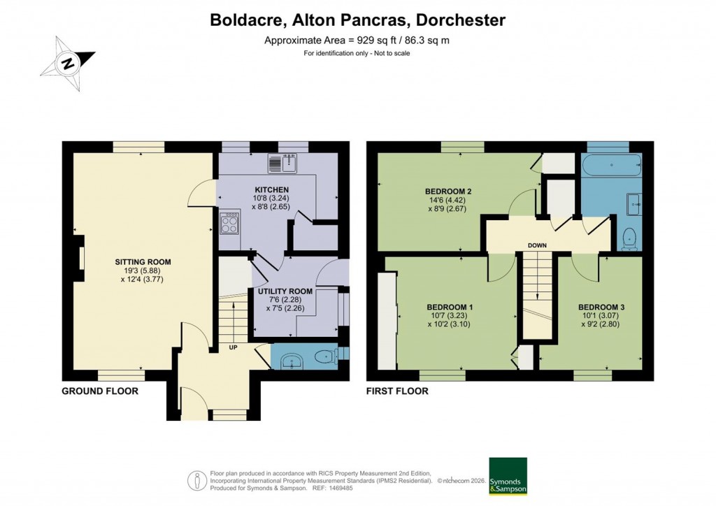 Floorplans For Boldacre, Alton Pancras