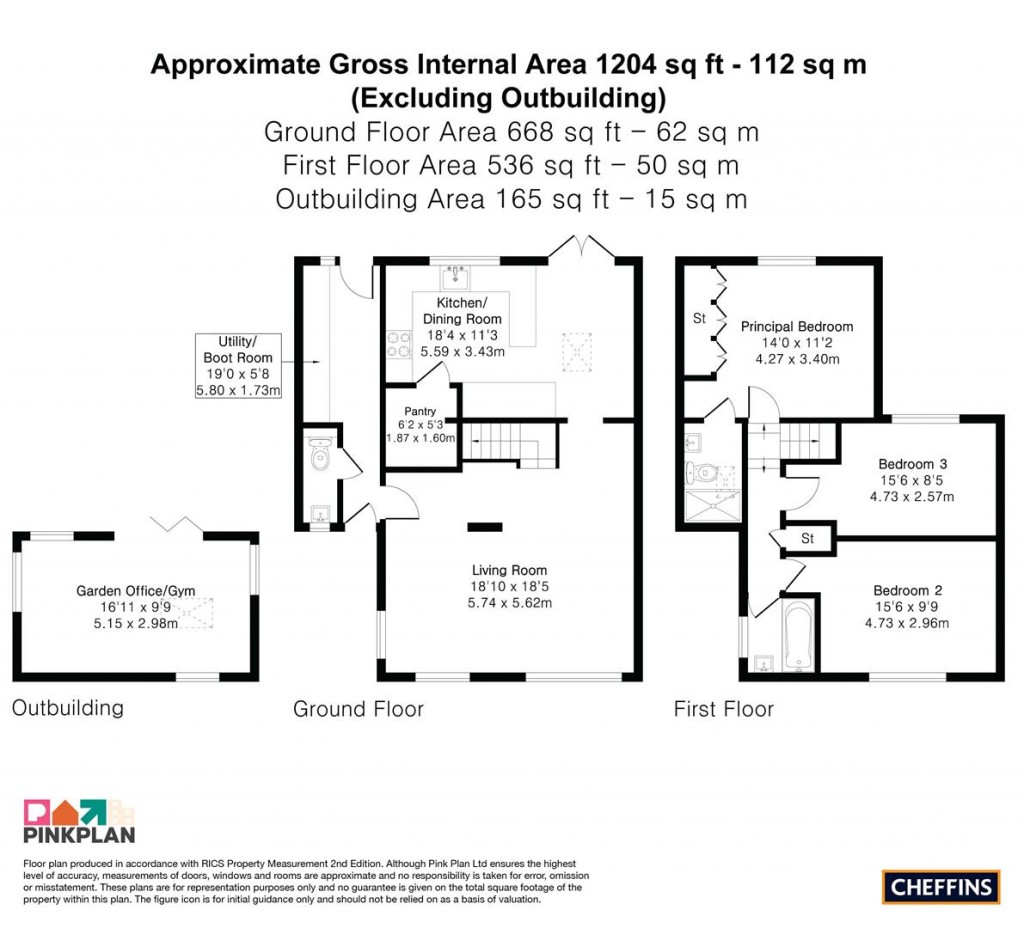 Floorplans For Macaulay Avenue, Great Shelford, Cambridge