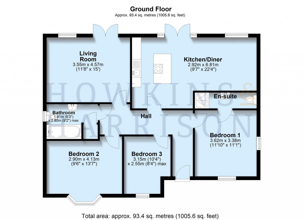 Floorplans For Forest Road, Coalville, LE67
