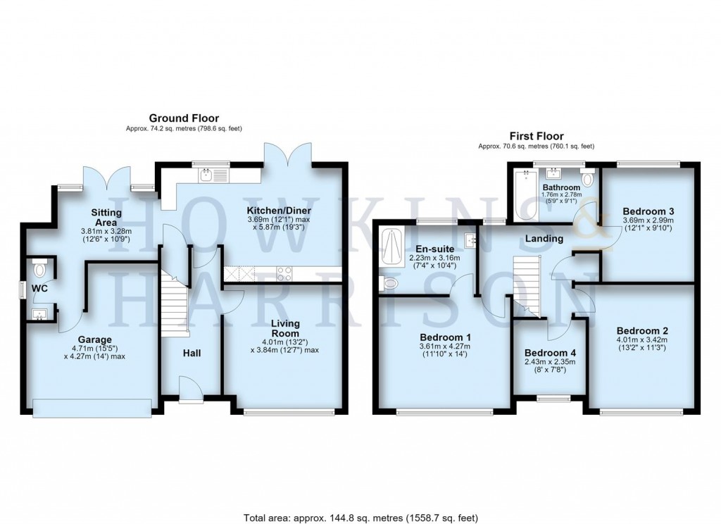Floorplans For Ratcliffe Road, Atherstone, CV9
