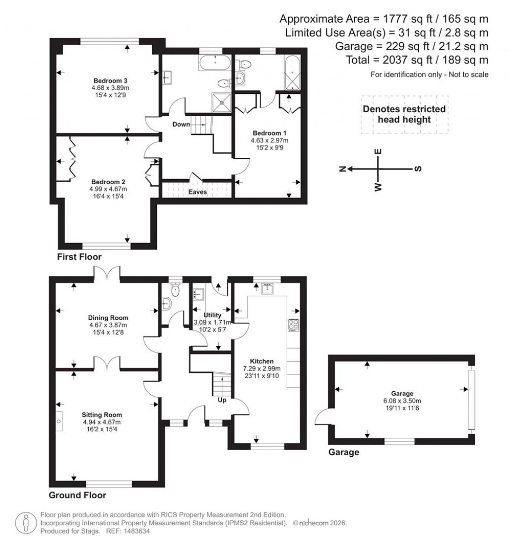 Floorplans For Fairways View, High Bickington, Umberleigh