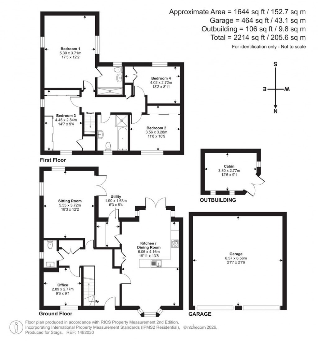 Floorplans For Orchid Close, Barnstaple