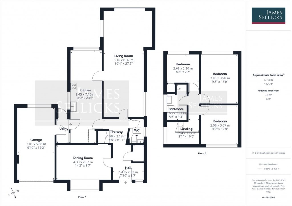 Floorplans For Clovelly Road, Glenfield, Leicester