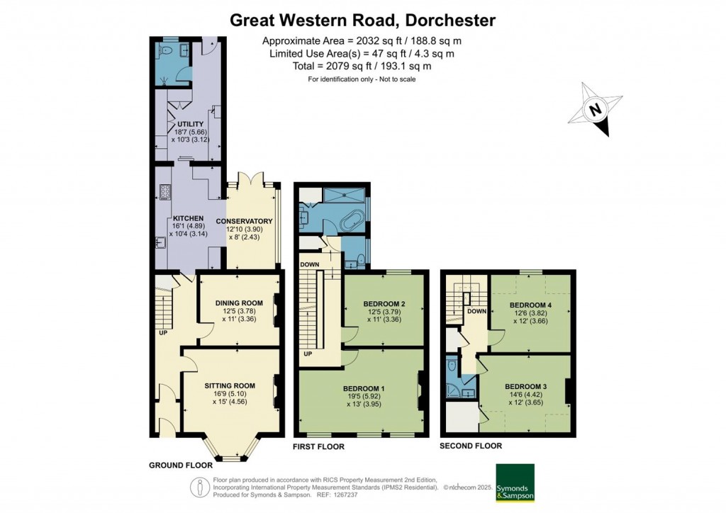 Floorplans For Great Western Road, Dorchester