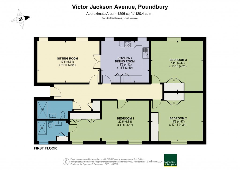 Floorplans For Victor Jackson Avenue, Poundbury, Dorchester