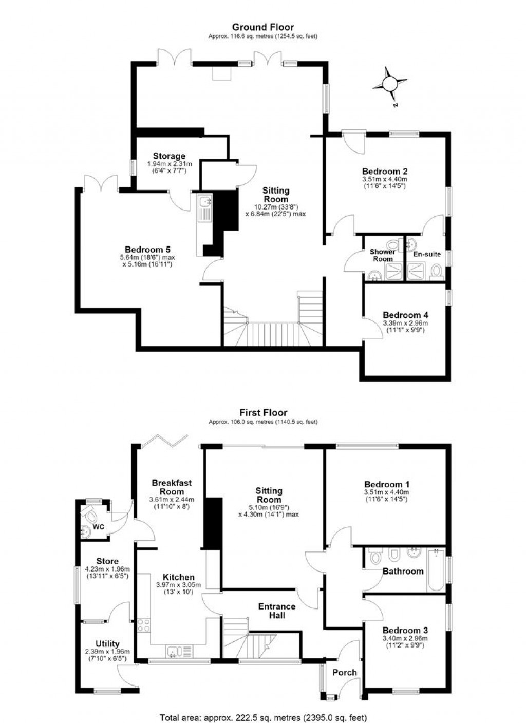 Floorplans For Highfield Drive, Kingsbridge