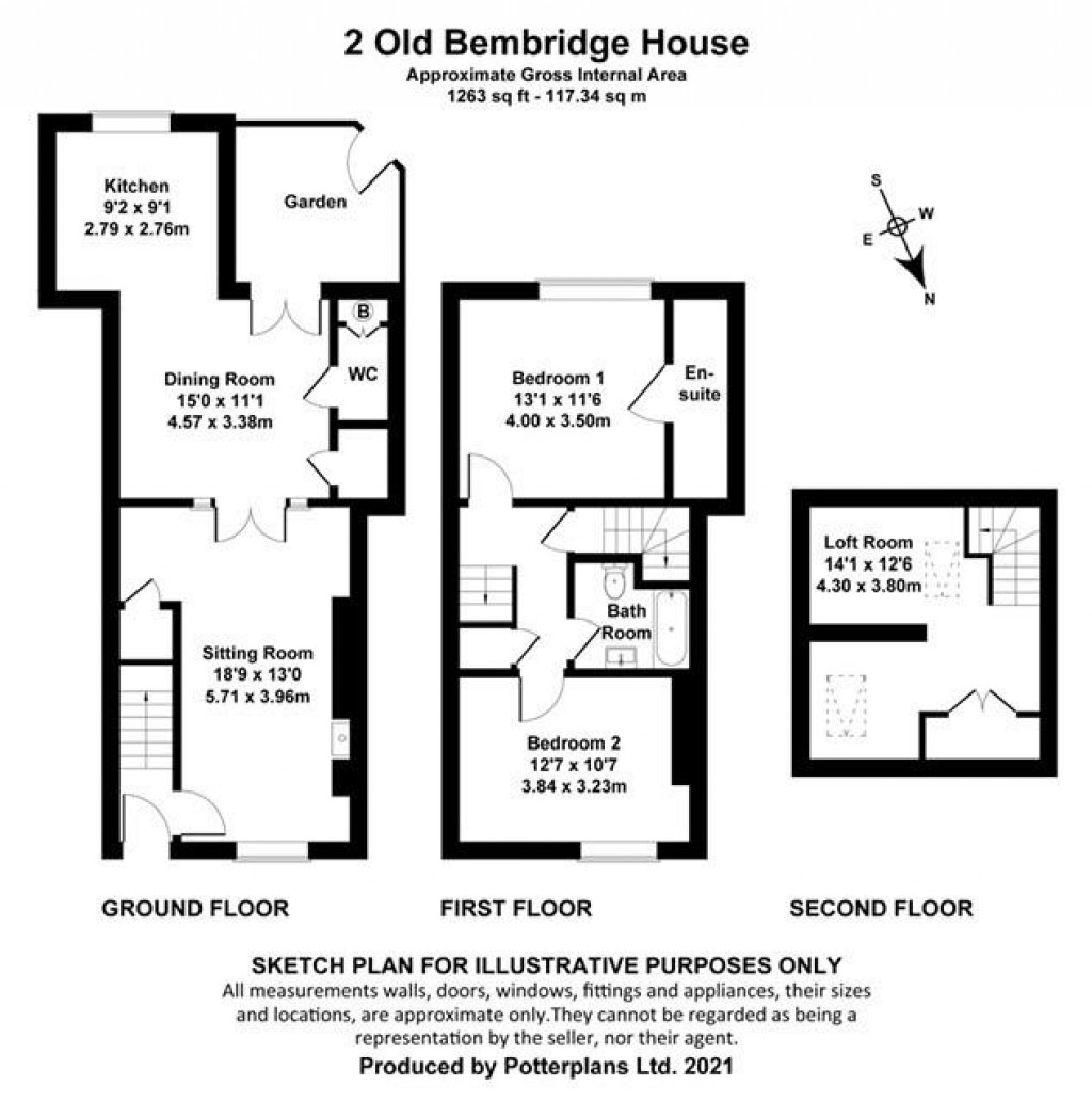 Floorplans For Bembridge, Isle of Wight