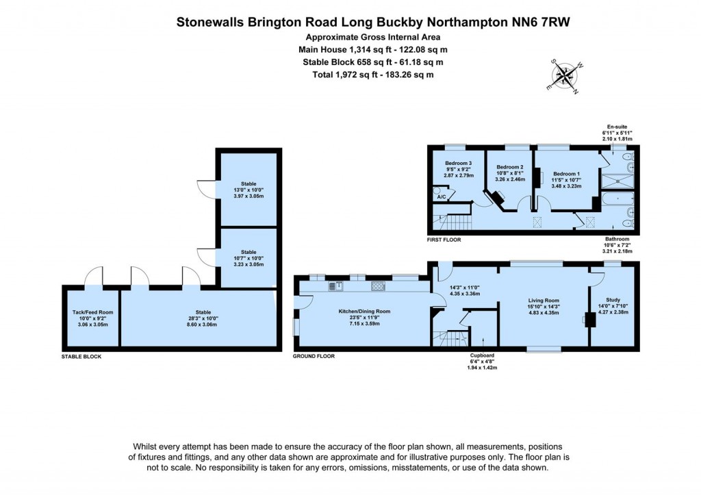 Floorplans For Brington Road, Long Buckby, NN6