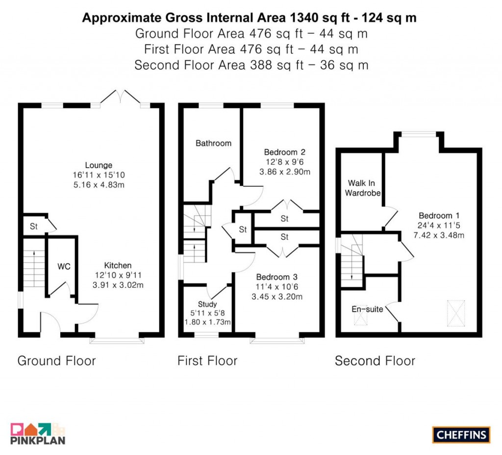 Floorplans For Pleasant Close, Haverhill