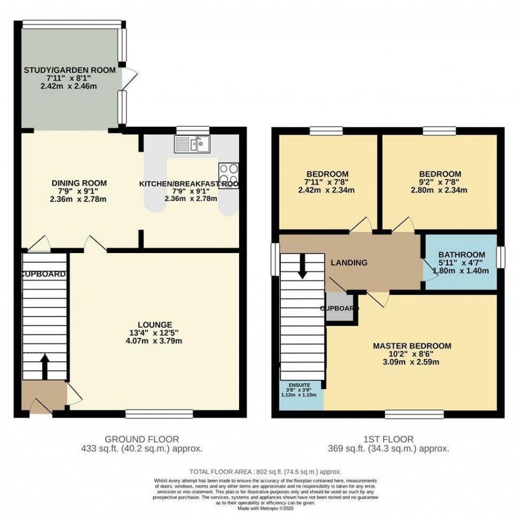 Floorplans For Corsican Pine Close, Newmarket
