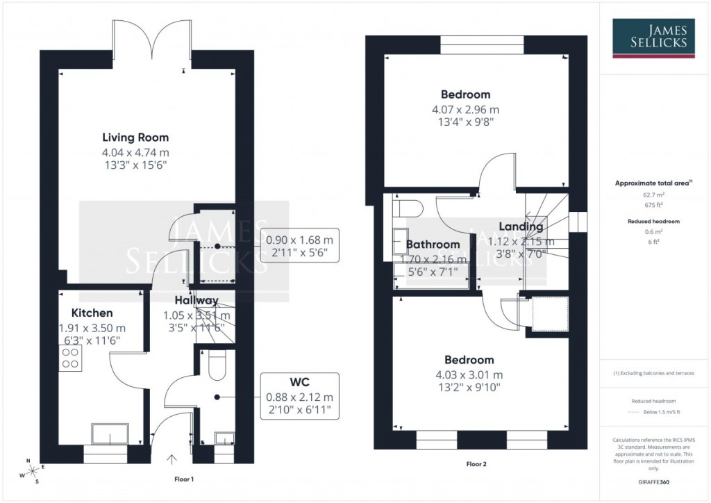 Floorplans For Oak Tree Road, Great Glen, Leicestershire