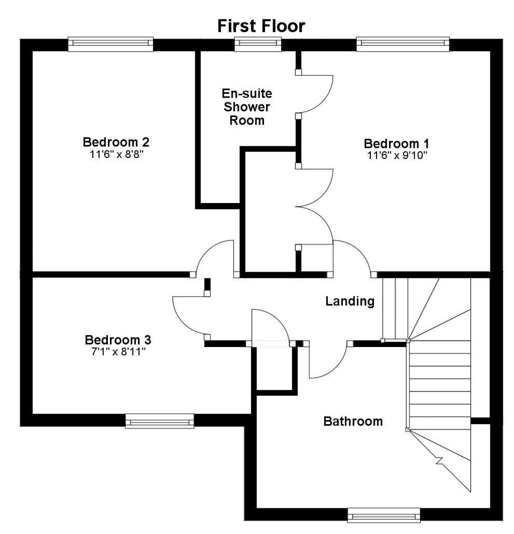 Floorplans For Boleyn Way, Haverhill