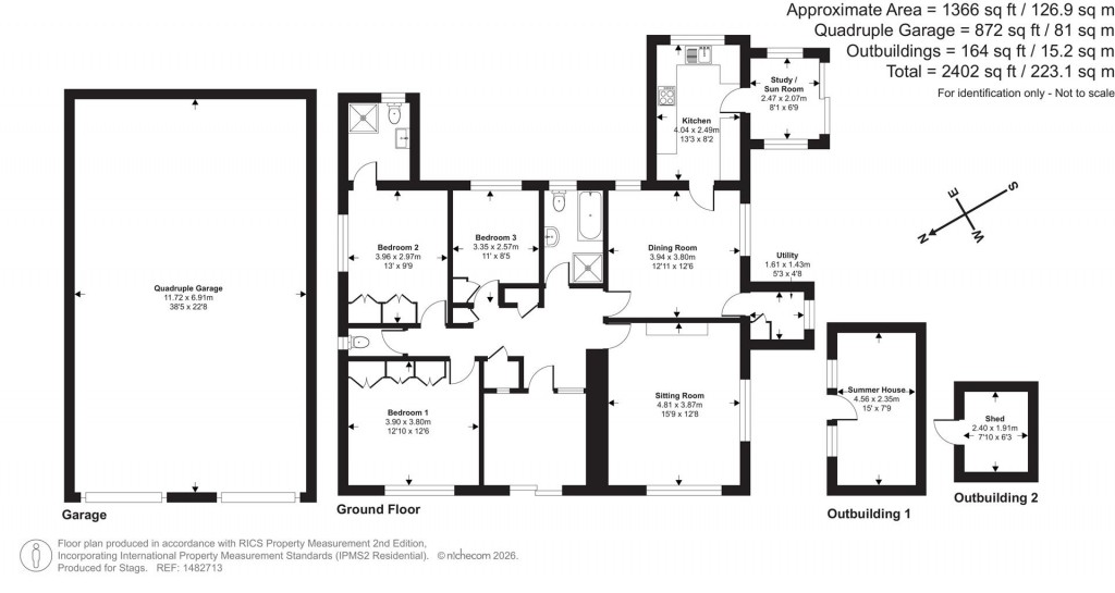 Floorplans For Higher Slade, Ilfracombe