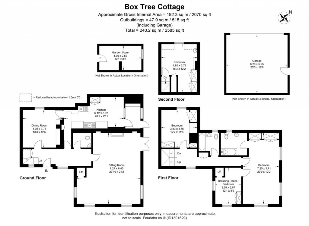 Floorplans For Pump Lane, Long Newnton
