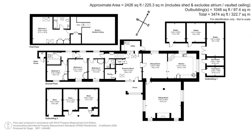 Floorplans For Witherhill, Umberleigh