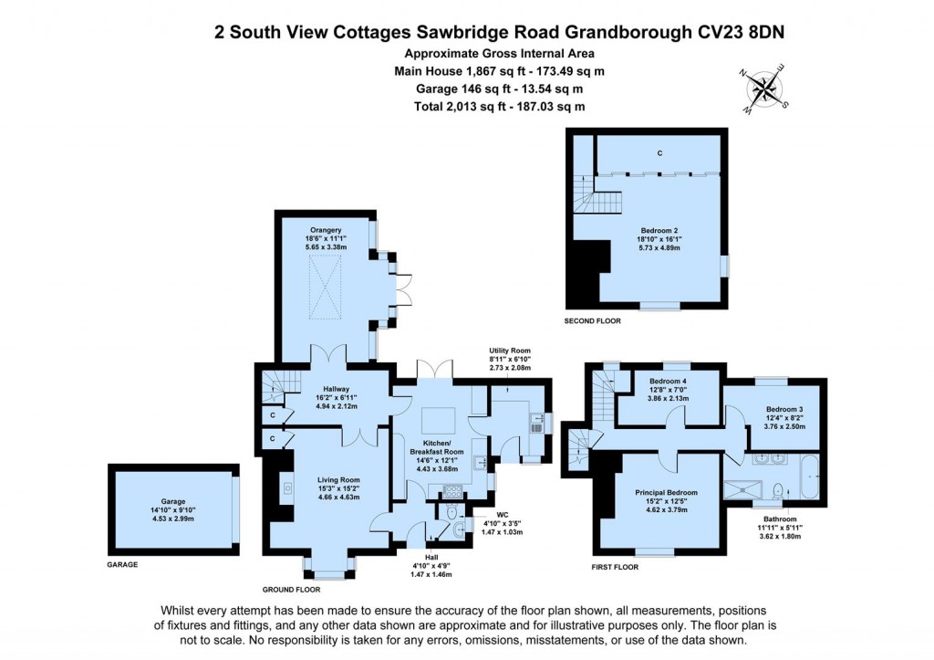 Floorplans For Sawbridge Road, Grandborough, Rugby, CV23