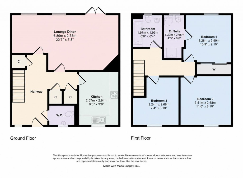Floorplans For Suttil Crescent, Pymore, Bridport