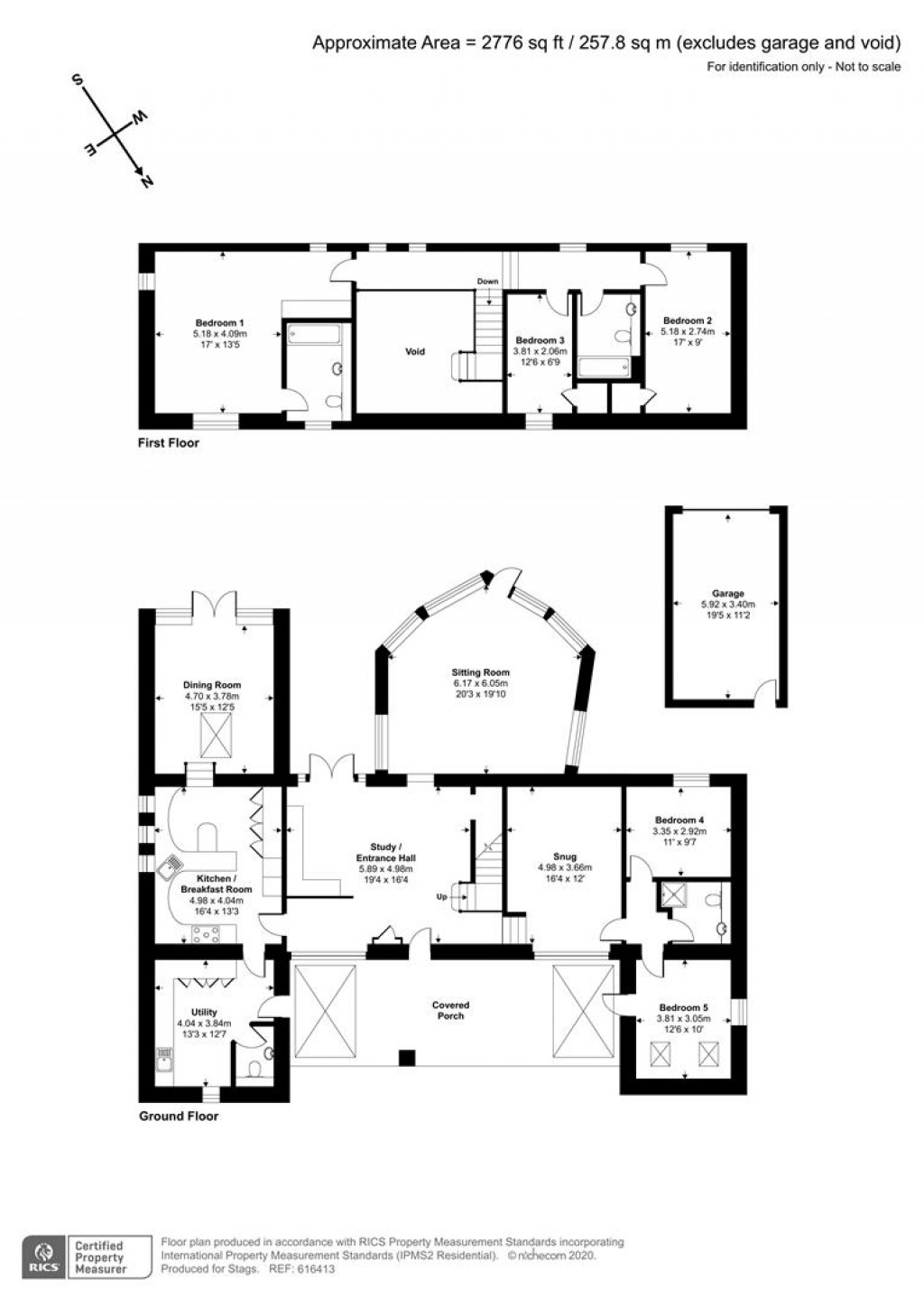 Floorplans For Pitt Farm, Chudleigh, Newton Abbot