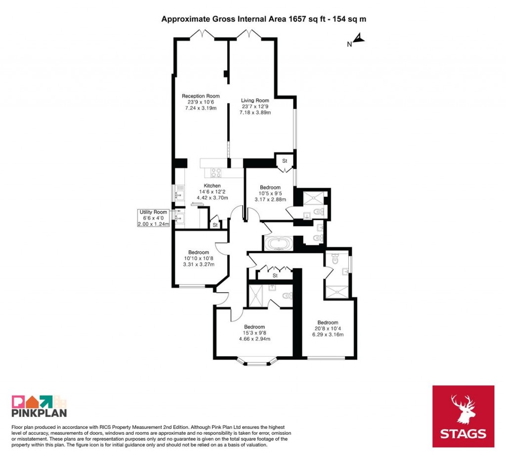 Floorplans For Old Coach Road, Playing Place, Truro