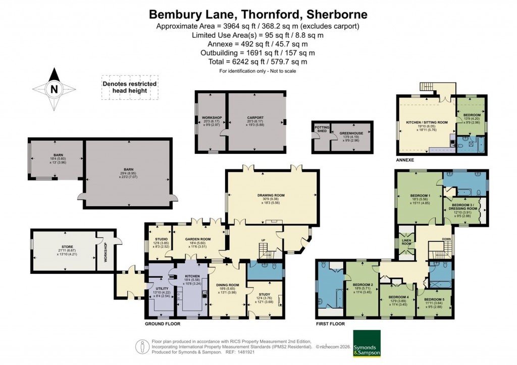 Floorplans For Bembury Lane, Thornford, Sherborne