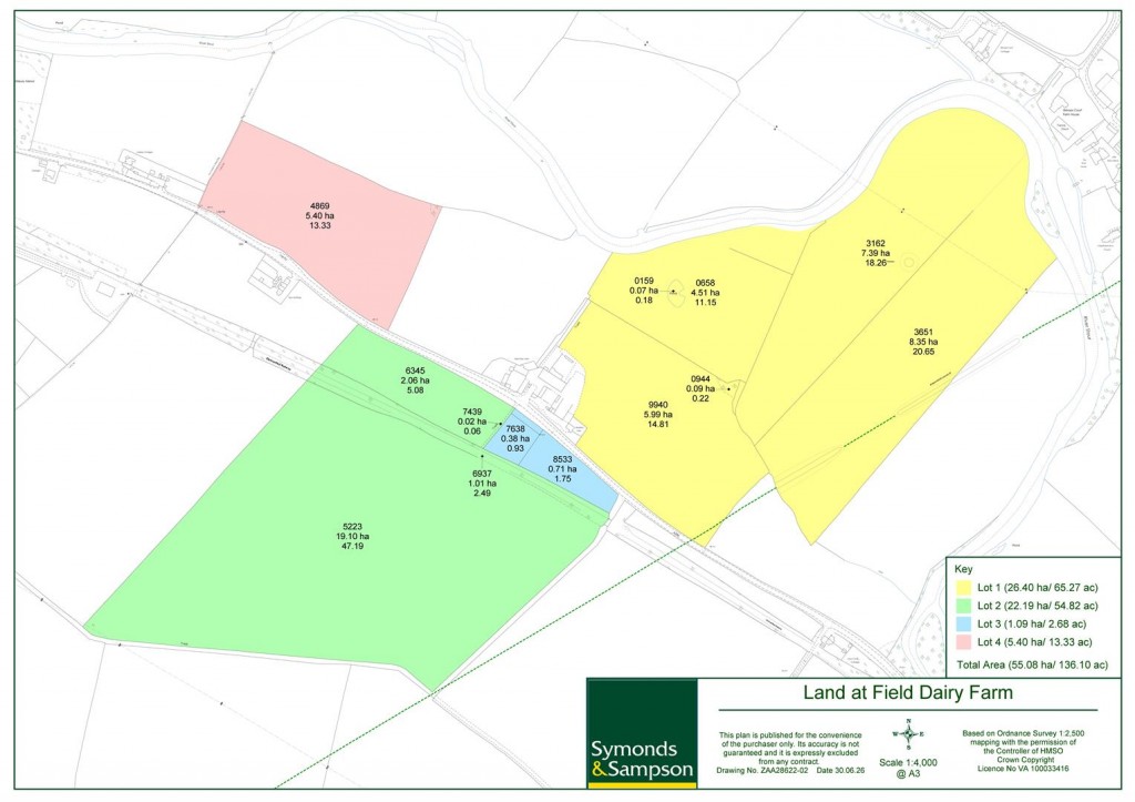 Floorplans For Land at Field Dairy Farm, Spetisbury, Blandford Forum