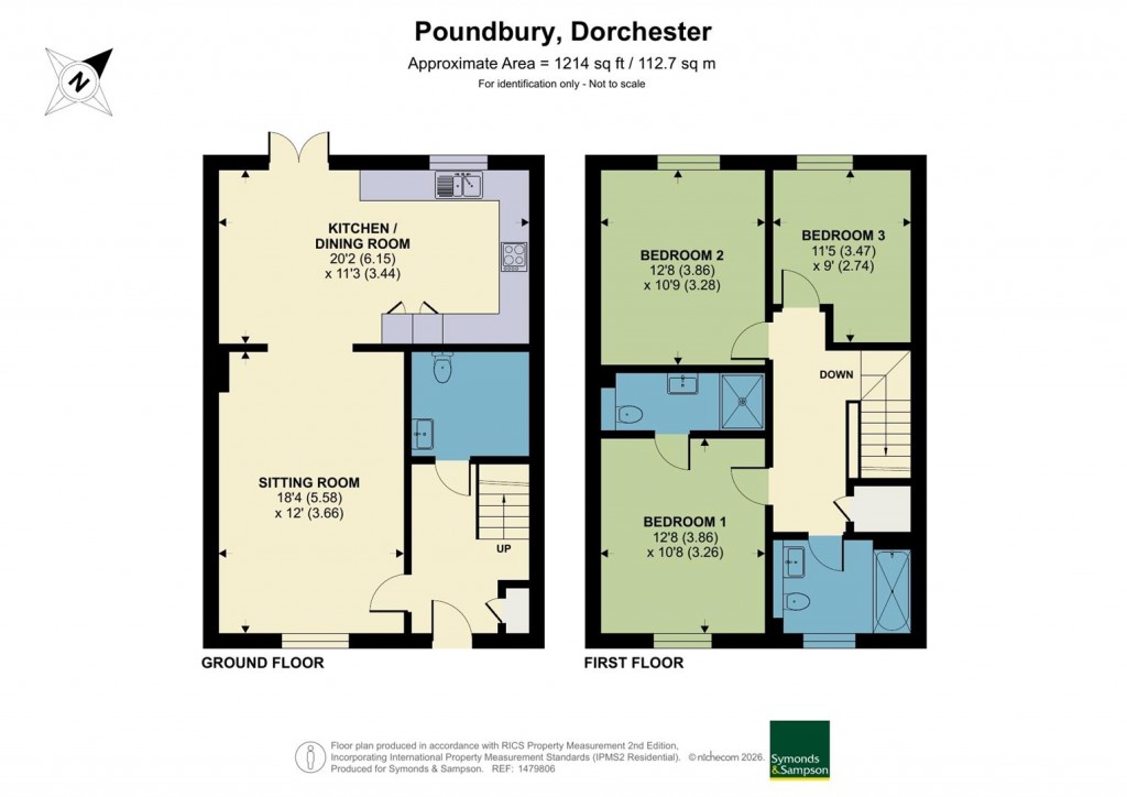 Floorplans For Sydenham Square, Poundbury, Dorchester