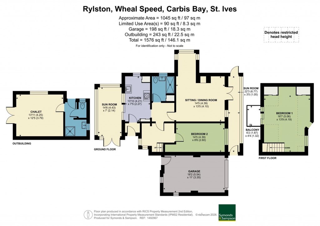Floorplans For Wheal Speed, Carbis Bay, St. Ives
