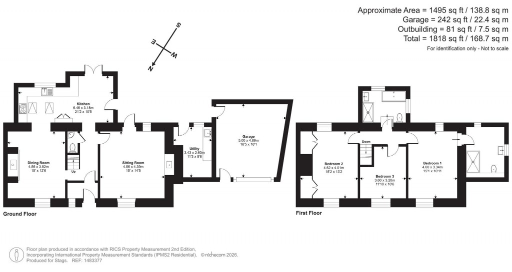 Floorplans For Christow, Exeter