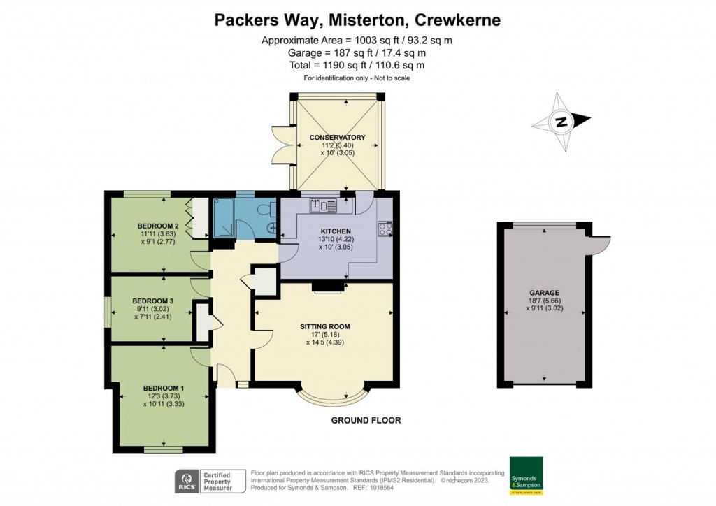 Floorplans For Packers Way, Misterton, Crewkerne