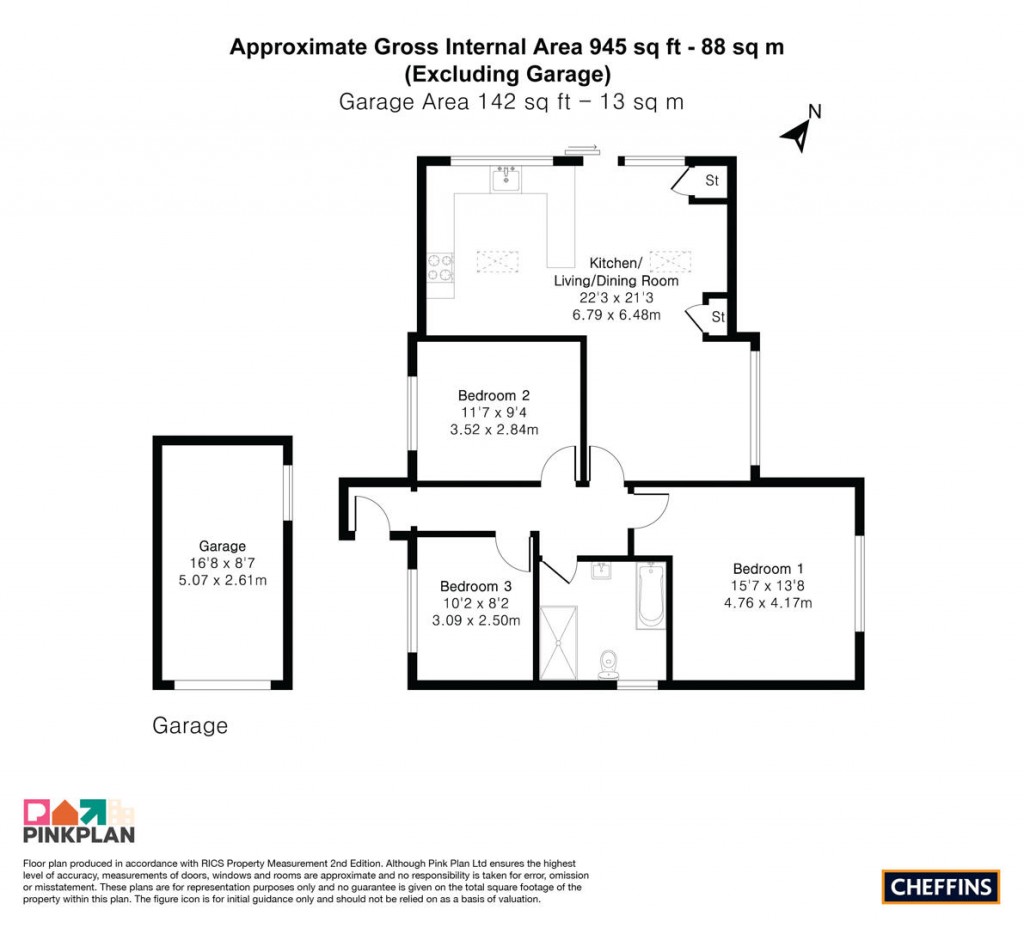 Floorplans For Weston Way, Newmarket