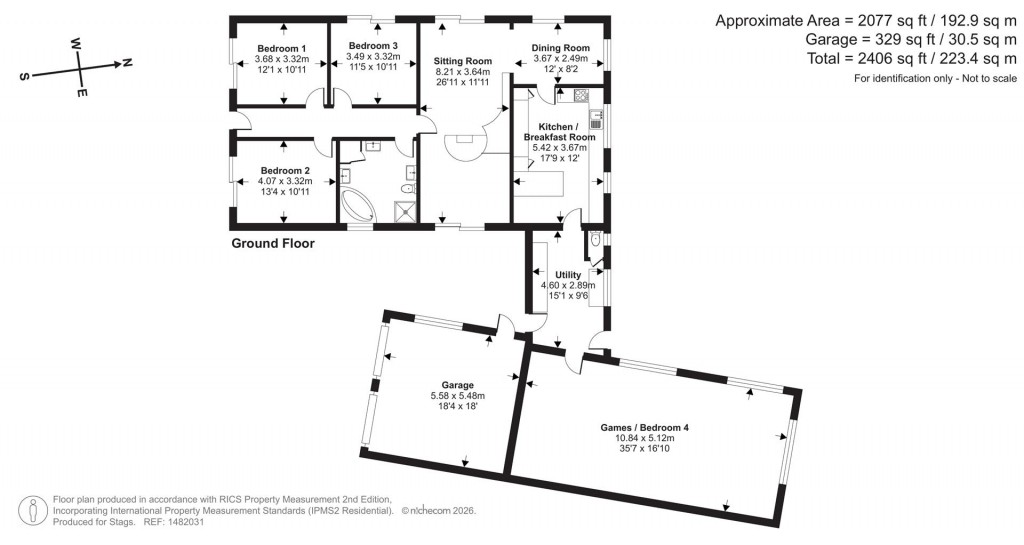 Floorplans For Chudleigh, Newton Abbot