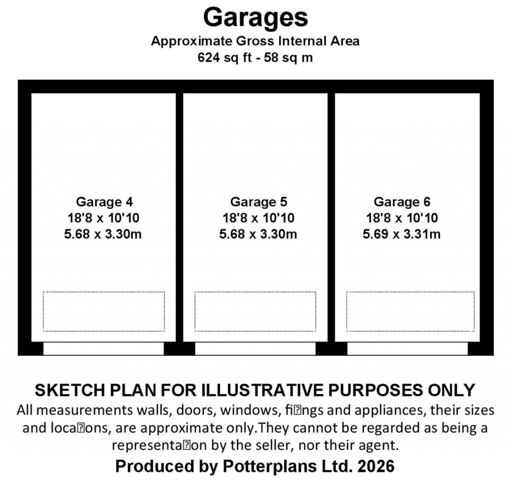 Floorplans For Yarmouth, Isle of Wight