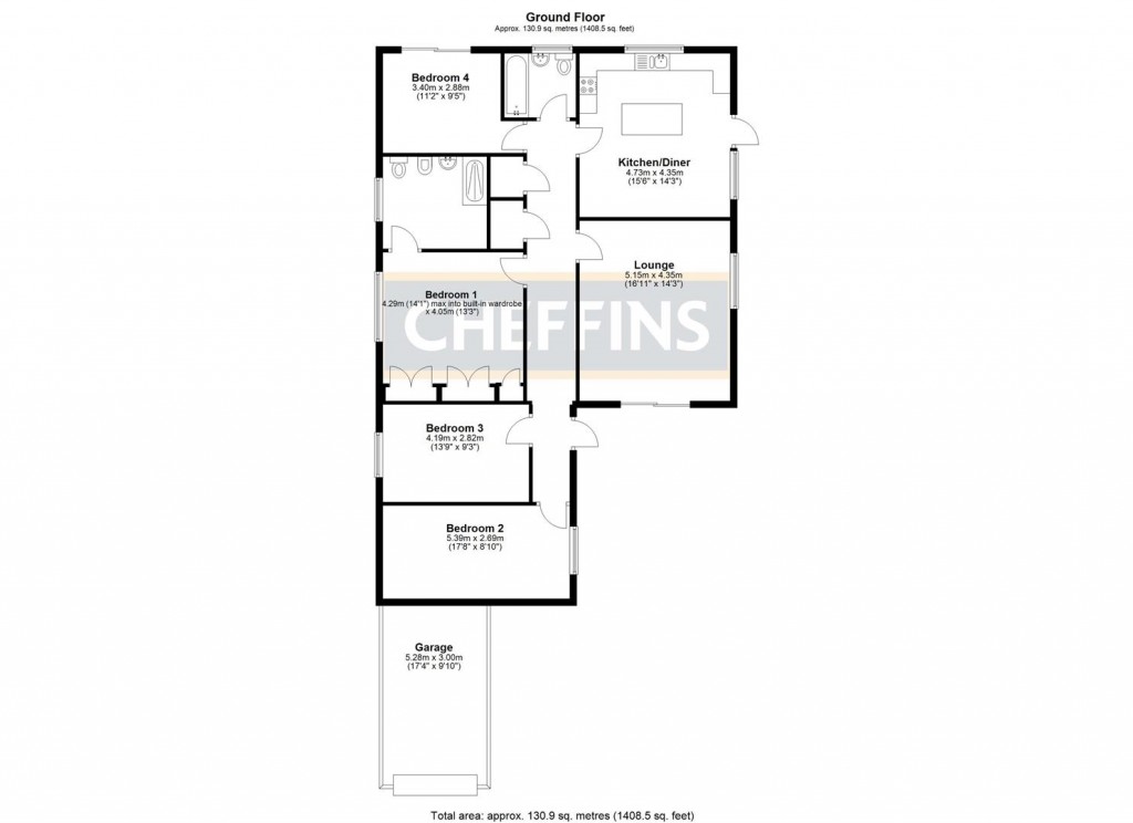 Floorplans For Peacock Way, Littleport, Ely