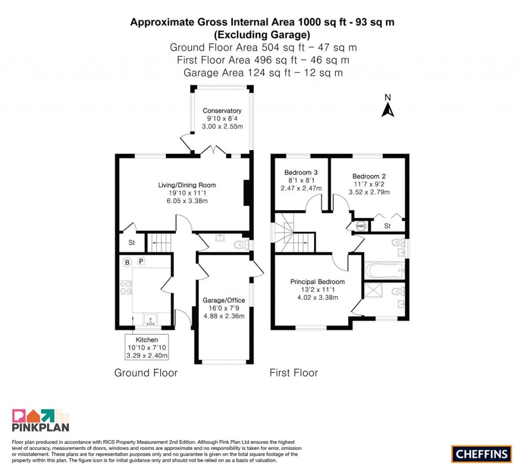 Floorplans For Harebell Close, Cambridge