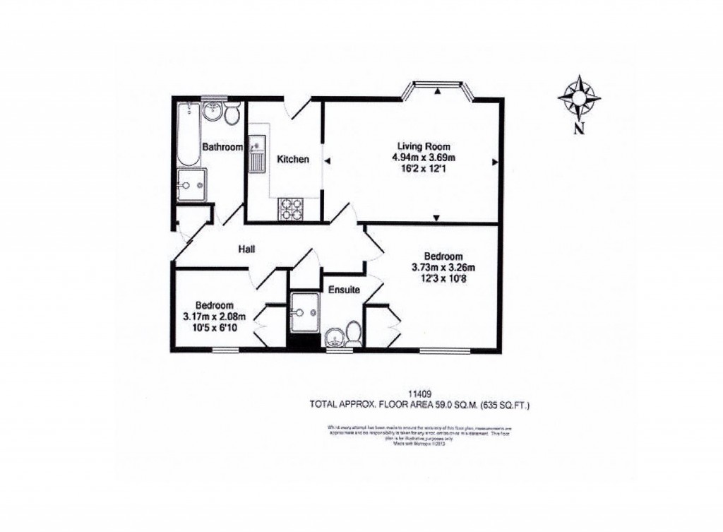 Floorplans For Winter Gardens Way, Banbury