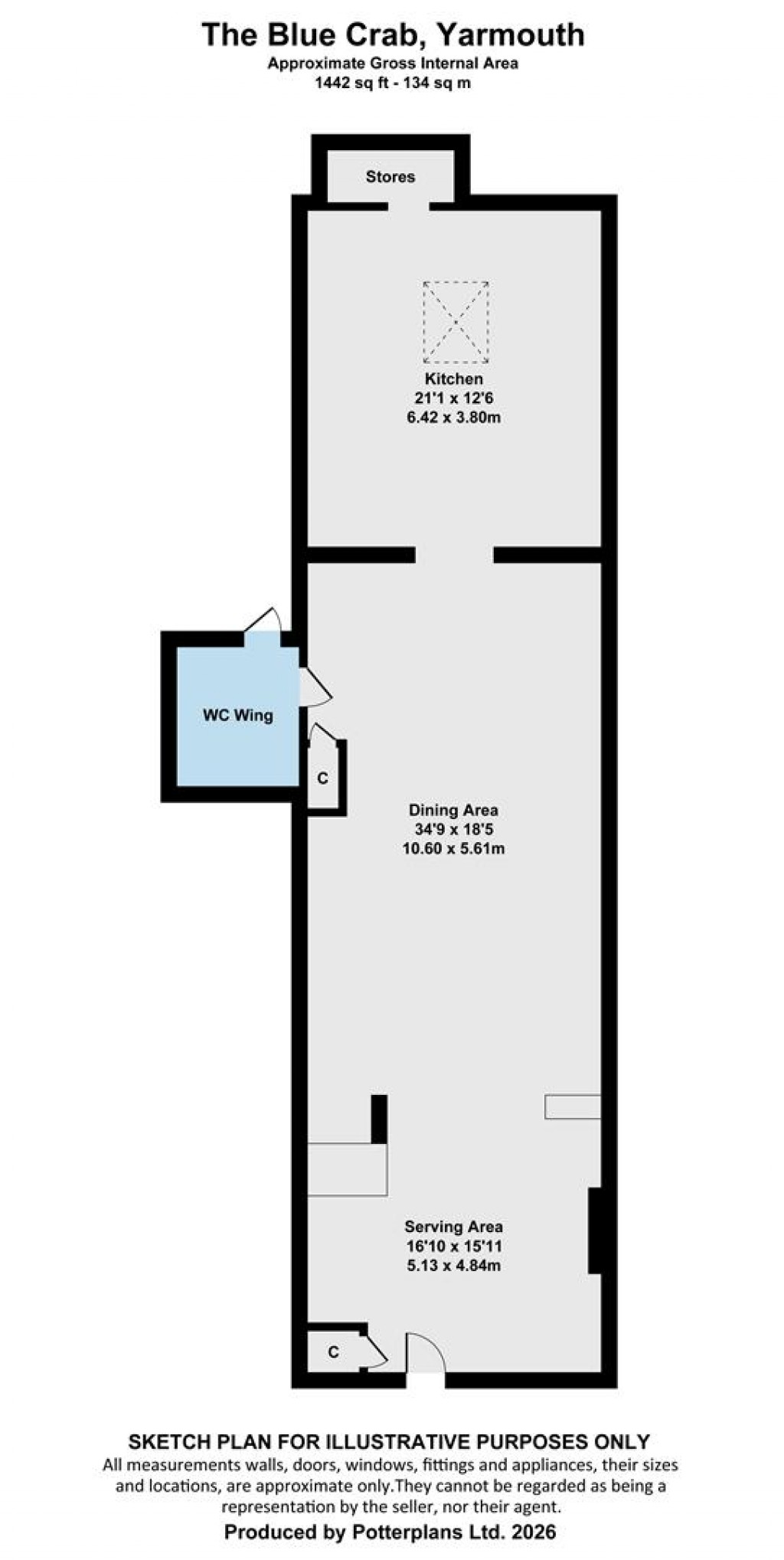 Floorplans For Yarmouth, Isle of Wight