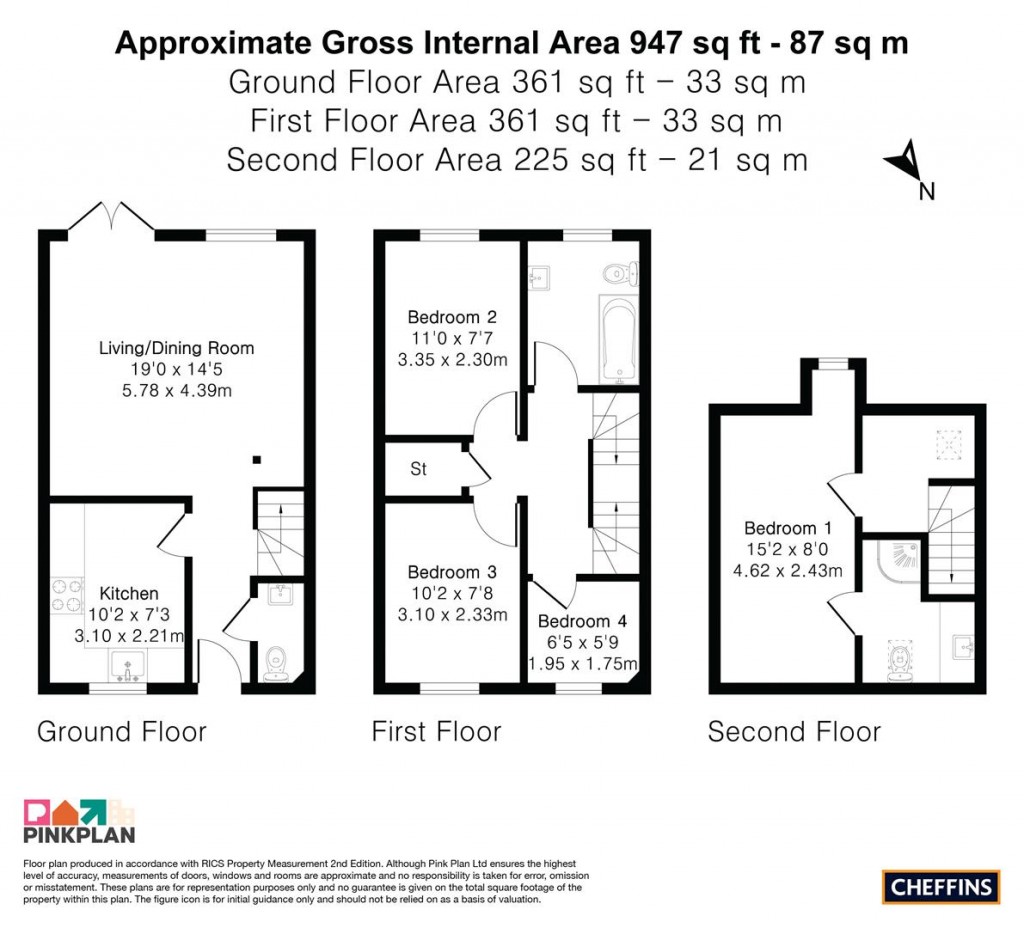 Floorplans For Ship Lane, Ely